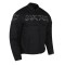 HMM1535 High Mileage Mens Textile Jacket with Embroidered Reflective Skulls