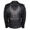 HMM525 Eagle Embossed Classic Biker Jacket