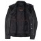 HMM525 Eagle Embossed Classic Biker Jacket