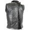 HMM914DG Vance Leather Distressed Gray Motorcycle Club Leather Vest