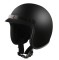 Detour Helmets D.O.T. Flat Black 3/4 Helmet for Motorcycle Riders with Visor