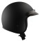 Detour Helmets D.O.T. Flat Black 3/4 Helmet for Motorcycle Riders with Visor