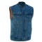 VB914BL Denim Club Vest in Blue
