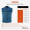 VB914BL Denim Club Vest in Blue