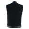 VB914L Denim Black Club Vest with Leather trims