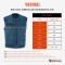 VB919BL Mens Blue Denim Collarless Vest