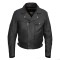 VL509 Mens Pistol Pete Jacket Premium Leather / Lower Padded Back
