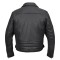 VL509 Mens Pistol Pete Jacket Premium Leather / Lower Padded Back