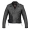 VL515S Mens Basic Classic Motorcycle Jacket with Lace Sides & Zip out Liner