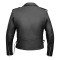 VL515S Mens Basic Classic Motorcycle Jacket with Lace Sides & Zip out Liner