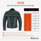 VL531 Mens Racer Jacket with Zippered Vents