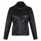 VL615S Ladies Standard Leather Braid and Stud Motorcycle Leather Jacket