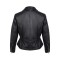 VL615S Ladies Standard Leather Braid and Stud Motorcycle Leather Jacket