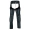 VL811 TG Four Pocket Top Grain Leather Chaps with Removable Liner