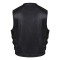 VL904 Vance Leather Mens Premium Leather Commando Tactical Style Vest