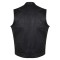 VL914 SOA Style Zipper and Snap Closure Leather Motorcycle Club Vest