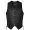 VL915S Vance Leather Mens Ten Pocket Vest of Basic Leather