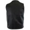 VL917 Vance Leather Mens Concealment Leather Plain Side Vest w/ Two Gun Pockets