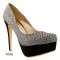 Trixie - Dark Silver with Black