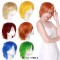 Short Cosplay Costumes Party Wig - Pink Synthetic