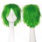 Short Cosplay Costumes Party Wig - Green Synthetic
