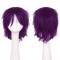 Short Cosplay Costumes Party Wig - Purple Synthetic