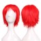 Short Cosplay Costumes Party Wig - Red Synthetic