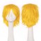 Short Cosplay Costumes Party Wig - Yellow Synthetic