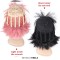 Short Straight Cosplay Costumes Bob Wig with Bangs - Yellow Synthetic
