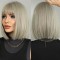 Natural Wave Hair Synthetic Daily Party High Short Straight Bob Wigs - Yellow Synthetic