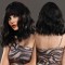 Natural Wave Hair Synthetic Daily Party High Short Straight Bob Wigs - Black Synthetic