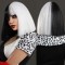 Natural Wave Hair Synthetic Daily Party High Short Straight Bob Dalmatians Cruella Wigs - Black White Synthetic