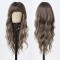  Natural Wavy Hair Synthetic Daily Party High Long Bob Wigs - Brown Synthetic