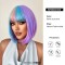 Natural Wave Hair Synthetic Daily Party High Density Heat Resistant Short Wigs - Red Synthetic