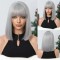 Natural Wave Hair Synthetic Daily Party High Short Straight Bob Wigs - Pink Synthetic