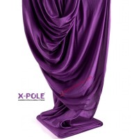 X-Pole Aerial Silks in Blue or Purple, 4m or 6m