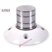 X-Pole X-Pert and X-Pert Pro Home Mount for 40mm, 45mm for Flat Ceilings - Powder Coat White