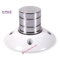 X-Pole X-Pert and X-Pert Pro XN and PX Home Mount for 40mm, 45mm for Flat Ceilings - Powder Coat White