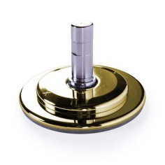 X-Pert NX Dance Pole Micro Base for 2010-current Original X-Pert NX Poles - Floor Mount - from Brass NX Xpert Pro Set (same as Titanium)