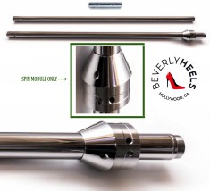 X-STAGE Spin Module for  NST03, NST04 stages - 2015 and newer - Chrome - 45mm