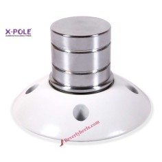 X-Pole X-Pert and X-Pert Pro XN and PX Home Mount for 40mm, 45mm for Flat Ceilings - Powder Coat White