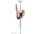 XPert Pro PX Pole Set - Powder Coat White -  45mm - NO SHIPPING (PICKUP ONLY) with X-LOCK Static-Spin Switch