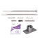 XPert Pro PX Stainless Steel or Chrome - 45mm - X-Lock and Permanent Mount and Locking (BV) Top Adaptor instead of Dome