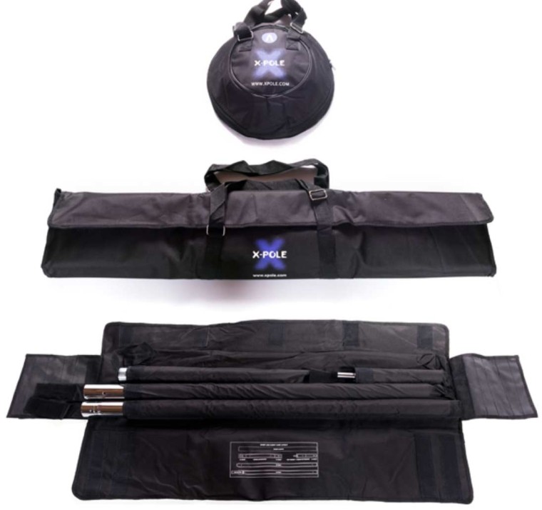 X-Pole Xpole X-Pert NX Dance Pole Set - Carrying Bag - WITH Dome Bag -  Black in Pole Dancing Accessories - $75.99